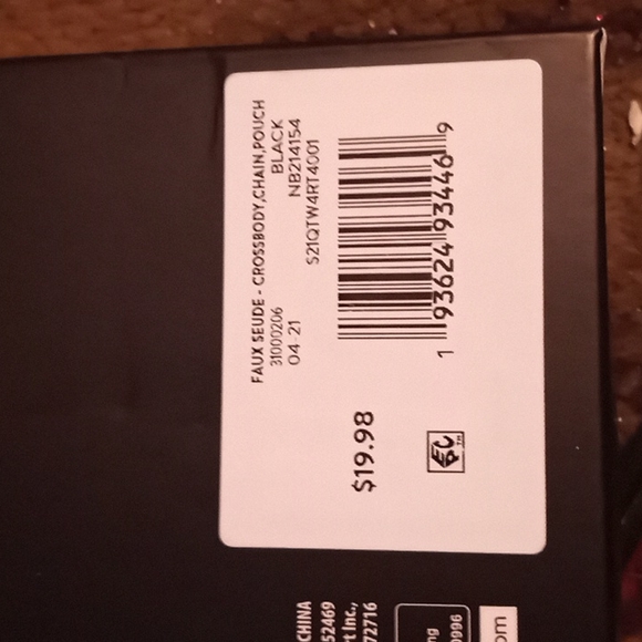 NO BOUNDARIES 3 PIECE GIFT SET CELLPHONE CROSSBODY CHAIN STRAP POUCH - Picture 10 of 11